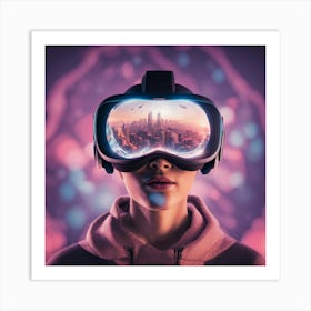 Vr Headset 10 Art Print