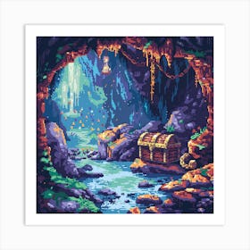 Pixel Art 16 Art Print