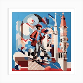 Russian City Art Print