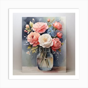 Flower bouquet 1 Art Print