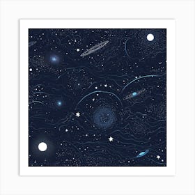 Night Sky Art Print