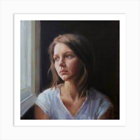 Portrait Of A Young Woman 1 Art Print