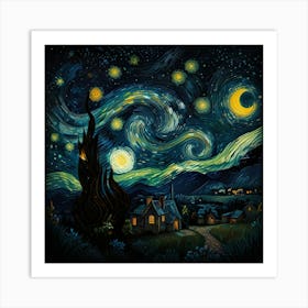 Starry Night 16 Art Print