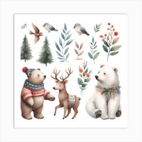 Bears 1 Art Print