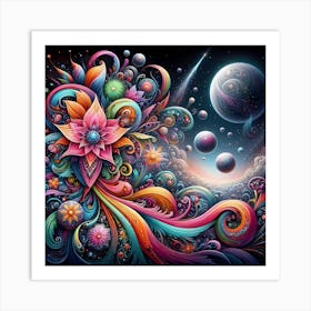 Psychedelic Painting 21 Art Print