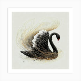 Black Swan 2 Art Print