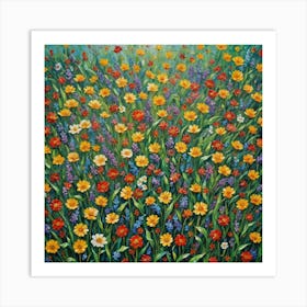 Wildflower Meadow Art Print