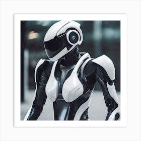 Futuristic Robot 99 Art Print