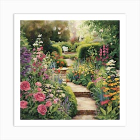 Into The Garden 2 Art Print