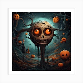 Halloween Collection By Csaba Fikker 82 Art Print