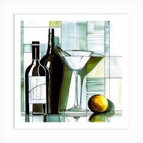 Cocktails With Limoncello - Lemon Drop Martini Art Print