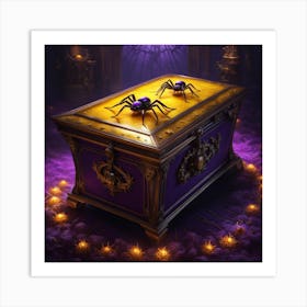 Chest Of Spiders Art Print