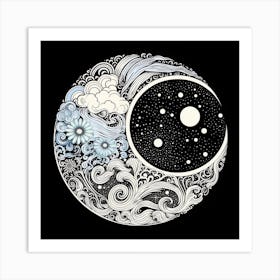 Yin And Yang 14 Art Print