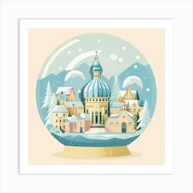 Lech Austria 2 Snowglobe Art Print