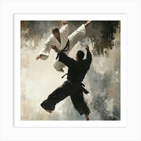 Karate 2 Art Print