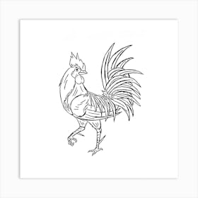 Rooster Art Print