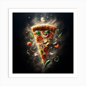 Pizza12 Art Print