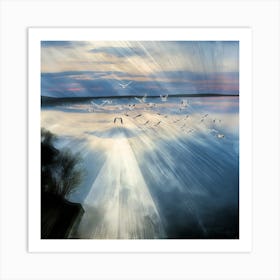 Chasing The Light (III) Art Print