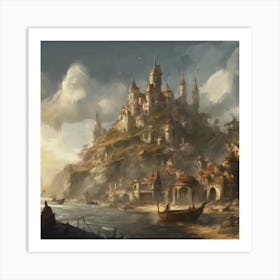 Fantasy Castle 67 Art Print