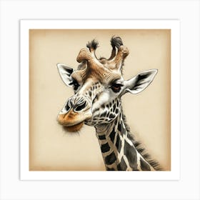 Giraffe 116 Art Print