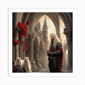 Thors cats Art Print