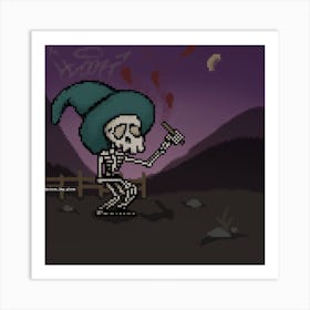 Magic skele Art Print