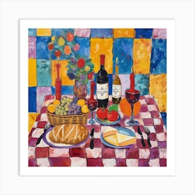 Taverna Del Contadino Trattoria Italian Food Kitchen Art Print