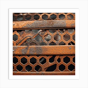 Rusty Metal 1 Art Print