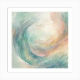 Calm Abstract 5 Art Print