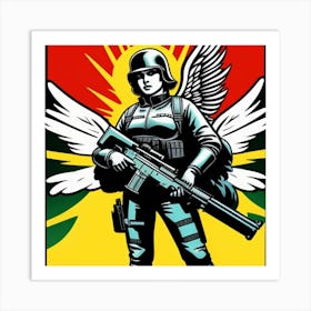 War angel 6 Art Print