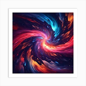 Abstract Space Background 1 Art Print