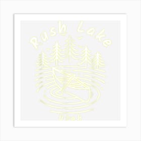 Rush Lake In Utah Art Print