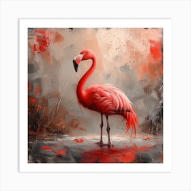 Flamingo 9 Art Print