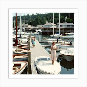 The Old Marina ~Reimagined 78 Art Print