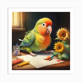 Parrot 36 Art Print