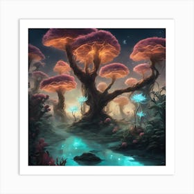 Fantasy Forest Art Print