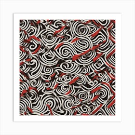 Abstract Swirls 3 Art Print