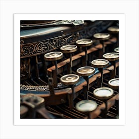 Old Typewriter 2 Art Print