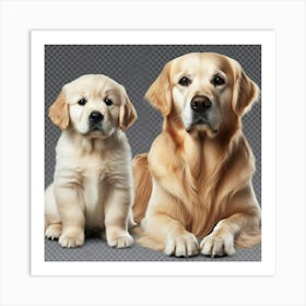 Golden Retriever Puppy Art Print