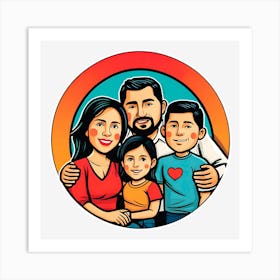 Family Portrait 5 Art Print