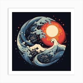 Great Wave 7 Art Print