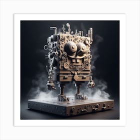 SpongeBob 1800 Model  Art Print