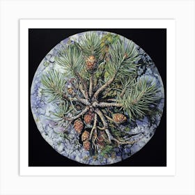 Pine Cones Art Print