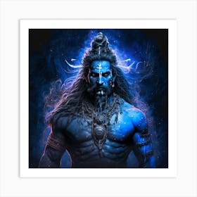 Shiva Rudra Art Print