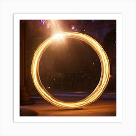 Magical Lighting In Ring (2) Art Print