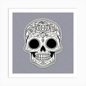 Sugar Skull 1 Art Print