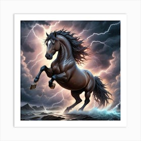 Lightning Horse 38 Art Print