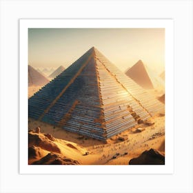 Egyptian Pyramids 3 Art Print