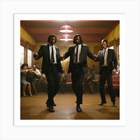 Leonardo Diffusion Xl Pulp Fiction Dance 3 Art Print