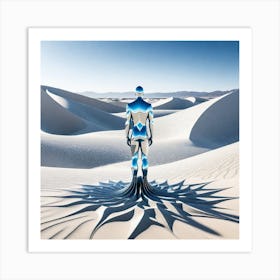 Man In The Desert 35 Art Print